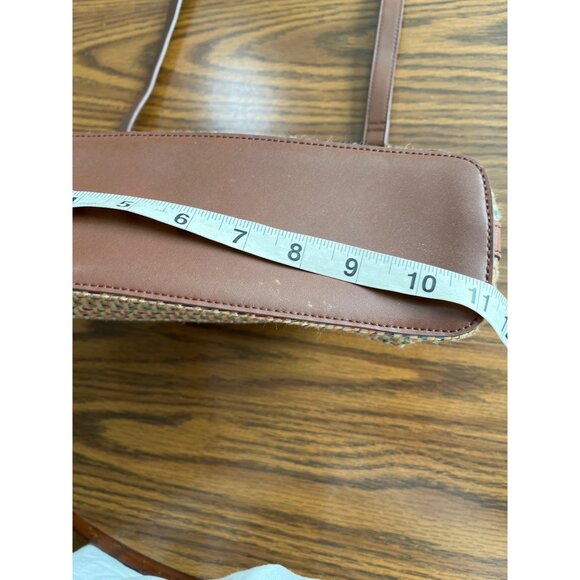 Fossil short handle woven bag with removable shoulder strap - Picture 7 of 10